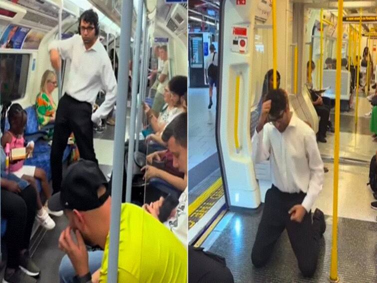 Man Dances To Shah Rukh Khans Chaiyya Chaiyya On London Metro In Viral Video Man Dances To Shah Rukh Khan's 'Chaiyya Chaiyya' On London Metro In Viral Video