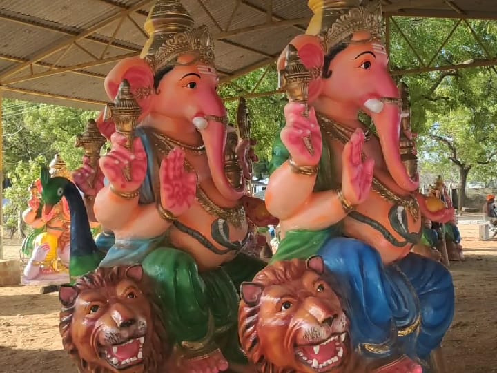 Vinayagar Chaturthi 2023: தூத்துக்குடி மாவட்டம் கொம்மடி கோட்டையில் தயாராகி வரும் மாசில்லா விநாயகர் சிலைகள்