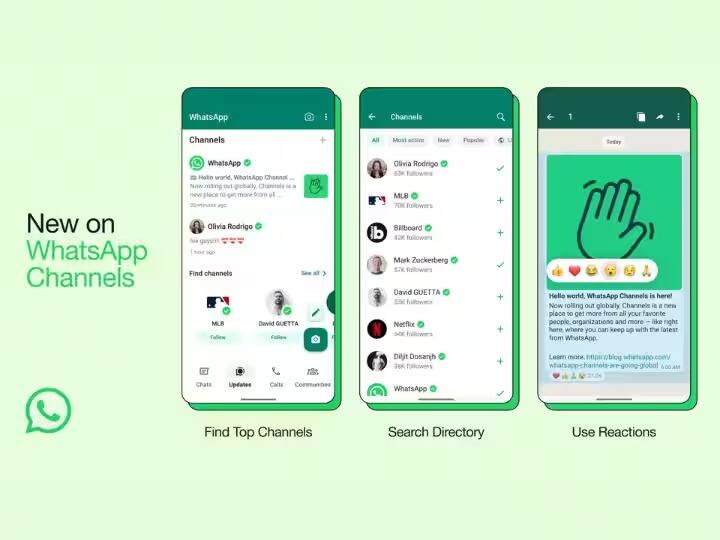 whatsapp brings channel feature to india check what it is and how it works marathi news Whatsapp New Update : Whatsapp चं नवीन 'चॅनेल फीचर' सादर; 'असा' वापर करू शकाल