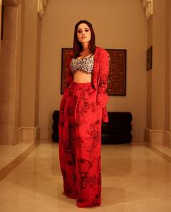 Nushrratt Bharuccha Pics: રેડ આઉટફીટમાં નુસરત ભરુચાના નવા ફોટોશૂટે વધાર્યો તાપમાનનો પારો