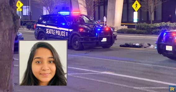 Indian student Jahnavi Road Accident | జాహ్నవి మృతిపై అమెరికన్ పోలీసుల జోకుల వీడియో వైరల్ | ABP