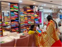 In Pics: बनारसी साड़ियों पर दिखेगी काशी के संस्कृति की झलक, देश दुनिया में तेजी से बढ़ी मांग, देखें तस्वीरें