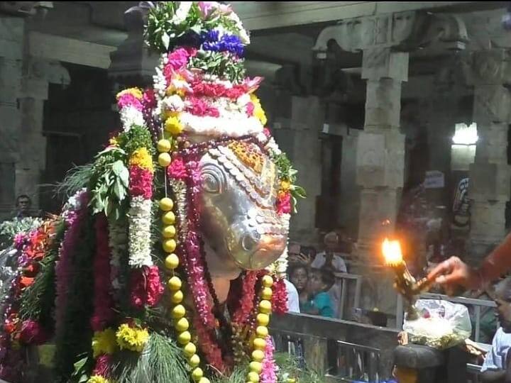 Karur Arulmiku Sri Kalyana Pasupadeeswarar Temple Teipirai Pradosha Program TNN கரூர் கல்யாண பசுபதீஸ்வரர் ஆலய தேய்பிறை பிரதோஷ நிகழ்ச்சி