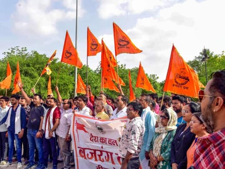Haryana Bajrang Dal angry with government in Nuh violence gave resignation Know their Demands ANN Nuh News: नूंह हिंसा में सरकार की कार्यशैली से नाराज बजरंग दल, पदाधिकारियों ने दिया सामूहिक इस्तीफा