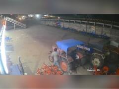 ट्रैक्टर के रौंदने के बाद भी जिंदा बच गया चोर, आप भी देखें ये वीडियो