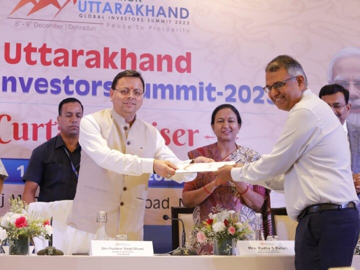 Uttarakhand Investors Summit 2023: उत्तराखंड इंवेस्टर समिट का दिल्ली में हुआ कर्टेन रेजर, CM धामी बोले- '2.5 लाख करोड़ के निवेश का लक्ष्य