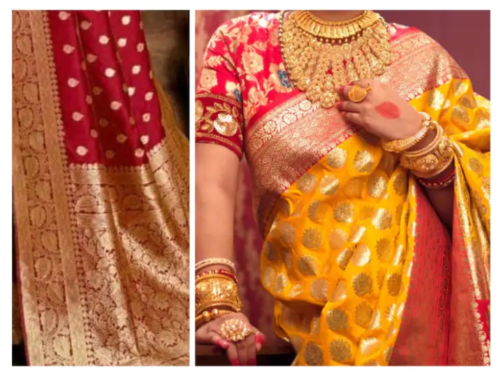 Banarasi Saree Name History Types Of Banarasi Sarees Why Banarasi Silk Saree  Is Famous | Banarasi Saari: क्या है बनारसी साड़ी का इतिहास, जानिए कैसे पड़ा बनारसी  साड़ी का नाम