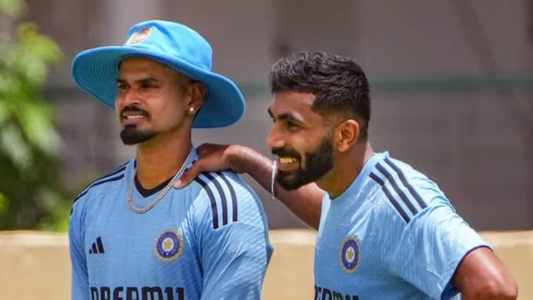 Asia Cup 2023: Shreyas Iyer joins Indian team Practice after missing two games Asia Cup 2023: বাংলাদেশ ম্যাচের আগেই টিম ইন্ডিয়ার জন্য সুখবর, অনুশীলনে ফিরলেন শ্রেয়স আইয়ার