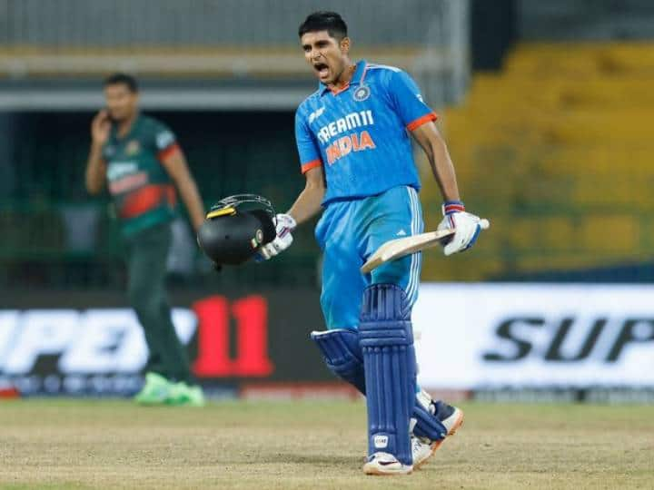 IND vs BAN Asia Cup 2023 Shubman Gill Hits Century off 117 deliveries 5th ODI 100 India vs Bangladesh Shubman Gill Century: शुभमन गिल का बांग्लादेश के खिलाफ आया शानदार शतक, इस साल वनडे में पूरे किए हजार रन