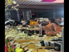 Gujarati Folk Singer Showered With Cash While Performing, Watch Viral Video