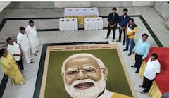 Pune PM Narendra Modi : पंतप्रधान नरेंद्र मोदी यांच्या वाढदिवसानिमित्त धान्यापासून साकारले भव्य पोट्रेट