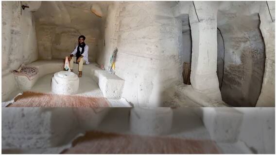 UP Man Builts Underground Home | అండర్ గ్రౌండ్ లో ఇల్లు..షాక్ ఐన ఆనంద్ మహీంద్ర | ABP Desam