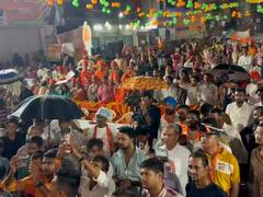 Devendra Fadnavis: देवेंद्र फडणवीस यांची राजस्थानच्या अजमेरमध्ये भर पावसात दणदणीत सभा