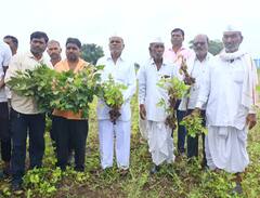 धीर सोडू नका! आदित्य ठाकरे शेतकऱ्यांच्या बांधावर, नुकसानीची केली पाहणी