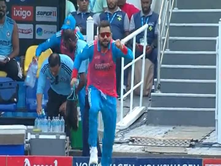 Viral Video Virat Kohli Turns Water Boy For Indian Cricket Team India vs Bangladesh Game In Asia Cup 2023 Watch Video: 