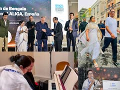 Morning Jog In Saree & Slipper, Music Session And More: A Look At Bengal CM Mamata's Spain Visit