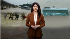 Bus Stuck In Fast-Flowing River | ఉద్ధృతంగా ప్రవహిస్తున్న నది... ఆ నదిలో చిక్కుకున్న బస్సు | ABP