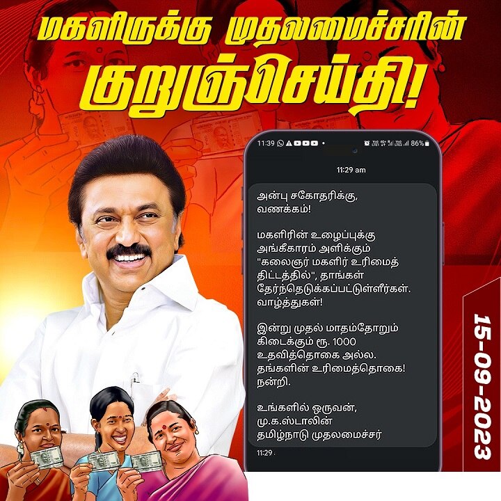 Kalaignar Magalir Urimai Scheme: நாட்டுக்கே முன்னோடி... விளிம்புநிலை மகளிருக்கு விடிவெள்ளி!- உரிமைத்தொகையால் மலரும் மகளிர் வாழ்க்கை!