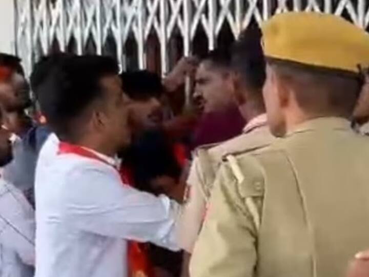 Clash between ABVP workers and police in Sukhadia University Udaipur Rajasthan ann Rajasthan News: उदयपुर के सुखाडिया यूनिवर्सिटी में ABVP छात्रों और पुलिस में झड़प, जानें किस बात पर भड़के छात्र?