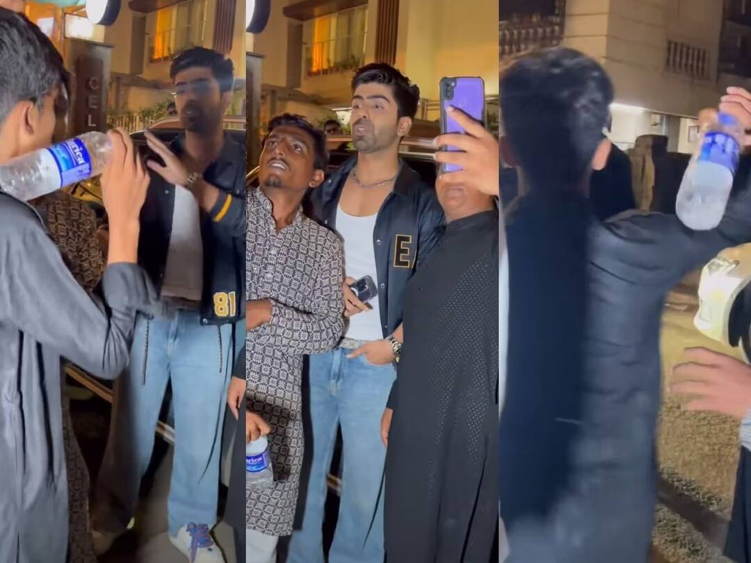 Bhagyalakshmi Actor: பாக்கியலட்சுமி சீரியல் நடிகர் மீது வாட்டர் பாட்டில் வீச்சு - அதிர்ச்சியில் ரசிகர்கள்..! Bhagyalakshmi actor Aakash Choudhary was attacked by a fan who wanted to take picture with him Bhagyalakshmi Actor: பாக்கியலட்சுமி சீரியல் நடிகர் மீது வாட்டர் பாட்டில் வீச்சு - அதிர்ச்சியில் ரசிகர்கள்..!