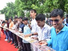 दिव्यांगो ने प्रेषित किया 1.25 कि.मी. लम्बा विशालतम बधाई पत्र, प्रधानमंत्री मोदी के जन्मदिवस के अवसर पर आयोजित हुआ समारोह