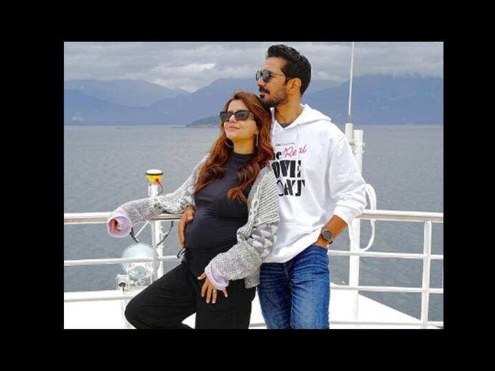 Rubina Dilaik and husband Abhinav Shukla announce pregnancy with an adorable post on Social Media Bollywood Entertainment Rubina Dilaik : अभिनेत्री रुबिना दिलैक आई होणार; बेबी बंपचा फोटो शेअर करत दिली गुडन्यूज
