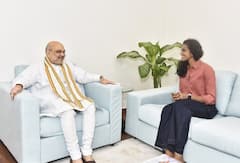 PV Sindhu met Amit Shah in Hyderabad : అమిత్ షా హైదరాబాద్ పర్యటనలో పీవీ సింధుతో భేటీ.! | ABP Desam