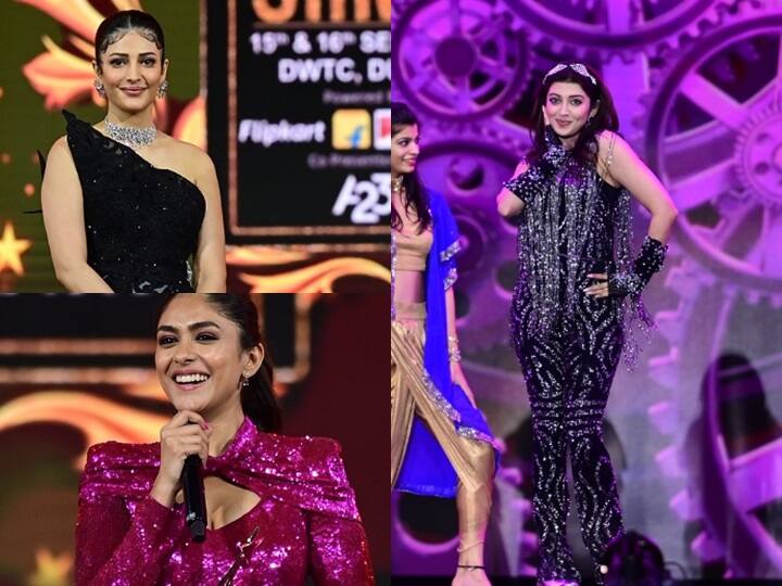 SIIMA Awards 2023: साउथ इंडियन इंटरनेशनल फिल्म अवॉर्ड्स के रेड कार्पेट पर एक्ट्रेस मृणाल ठाकुर और श्रुति हासन पहुंचीं. इन दोनों एक्ट्रेस का ग्लैमरस अवतार देख सभी की आंखें खुली रह  गईं..