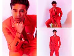 Babil Khan Dazzles In Fiery Red As He Attends Global Spa Awards 2023