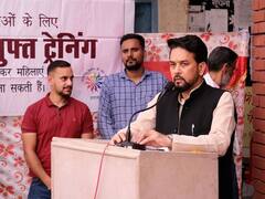 हिमाचल: अनुराग ठाकुर ने सुक्खू सरकार पर बोला हमला, कहा- 'जब से सत्ता मिली, तब से झोली फैलाकर घूम रही कांग्रेस'