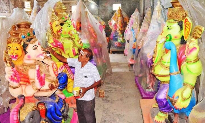 Vinayagar Chaturthi 2023:  திருச்சி புறநகரில் பதற்றமான 3 இடங்களில் கூடுதல் பாதுகாப்பு - வருண்குமார் எஸ்பி தகவல்