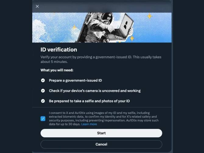 X Id verification Feature
