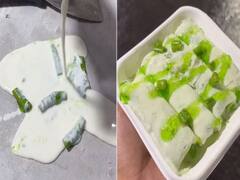 Bizarre 'Chilli Roll Ice Cream' Experiment Makes The Internet Cringe