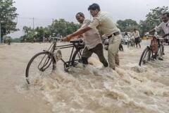 Rain : मुसळधार पावसामुळं राजस्थानसह मध्य प्रदेशात जनजीवन विस्कळीत