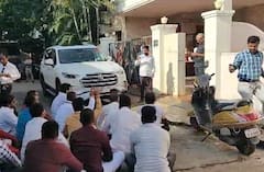 Latur : छावा संघटनेनं अडवला मंत्री संजय बनसोडेंचा ताफा, मराठवाड्यात दुष्काळ जाहीर करण्याची मागणी