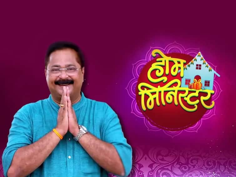 Home Minister Aadesh Bandekar Television Marathi Show 19 Years paithani saree center of attention know about first show concept details Entertainment Home Minister : होम मिनिस्टर विशीत पोहोचला, आदेश भावोजींनी आठवणीतल्या 'पैठणीं'चा प्रवास उलघडला!