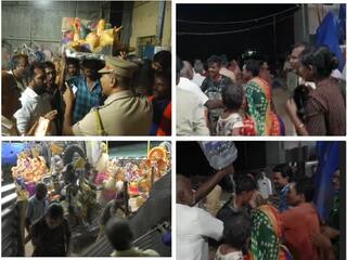 Vinayagar Chaturthi: நீதிமன்ற உத்தரவுக்கு பின்னும் கெடுபிடி: தீக்குளிக்க முயன்ற தொழிலாளி: விநாயகருக்காக கூடிய இந்து அமைப்பு