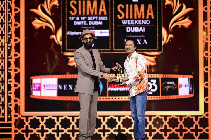 On the red carpet, Rana Daggubati was also spotted wearing a grey suit.