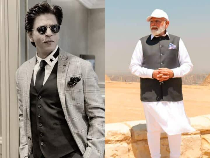 Jawan actor Shah rukh Khan wished PM Narendra Modi on his birthday and said take a leave from work Shah Rukh Khan ने खास अंदाज में PM Narendra Modi को विश किया बर्थडे, बोले - ‘कुछ दिन काम से छुट्टी लेकर...’