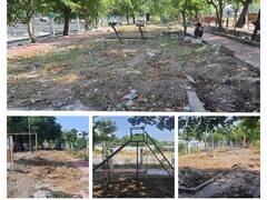 ஓடி விளையாடு பாப்பா- ஓடவும் விளையாடவும் இடமில்லையே தாத்தா- பாரதி பிறந்த ஊரில் சிதிலமடையும் விளையாட்டு உபகரணங்கள்