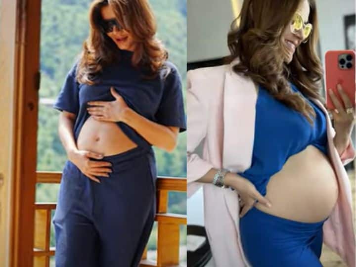 Rubina Dilaik reacted for the first time on pregnancy actress flaunting her baby bump Rubina Dilaik ने प्रेग्नेंसी पर पहली बार किया रिएक्ट, बोलीं- 'मुझे डर लग रहा है कि...'