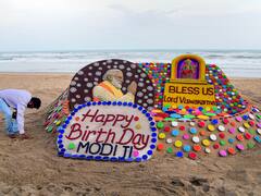 From Special Pooja To Art — India Celebrates PM Modi's 73rd Birthday