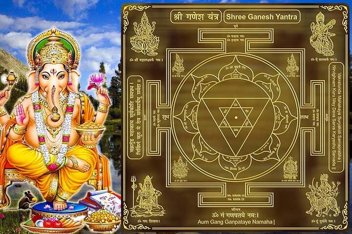 ગણેશ ચતુર્થીના દિવસ ઘરના મંદિરમાં ગણેશ યંત્રની સ્થાપના કરો. ગણેશ યંત્રને ખૂબ જ ચમત્કારિક માનવામાં આવે છે. તેની સ્થાપનાથી ઘરમાં નકારાત્મક ઊર્જાનો નથી આવતી.
