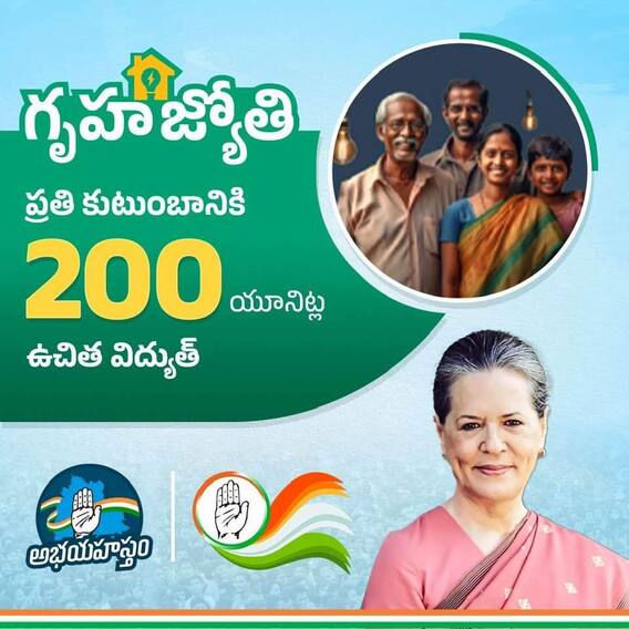Congress Election Guarantees: కాంగ్రెస్ పార్టీ ప్రకటించిన  6 గ్యారంటీ పథకాలు, పూర్తి వివరాలిలా