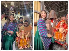 गणपति बप्पा को घर लेकर आईं शिल्पा शेट्टी, पति राज कुंद्रा इस हरकत की वजह से हो रहे ट्रोल