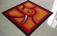 Ganesh Chaturthi Rangoli: गणपति बप्पा के स्वागत में घर पर बनाएं ये खूबसूरत रंगोली, सुंदर लगेगा आपका घर आंगन, खुश हो जाएंगे गजानन