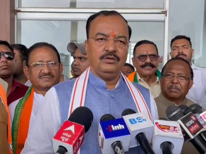 chhattisgarh up deputy cm keshav prasad maurya visit ambikapur participate in bjp parivartan yatra ann Chhattisgarh: 'छत्तीसगढ़ की जनता डबल इंजन की सरकार बनाने के लिए तैयार', अंबिकापुर में बोले यूपी के डिप्टी सीएम