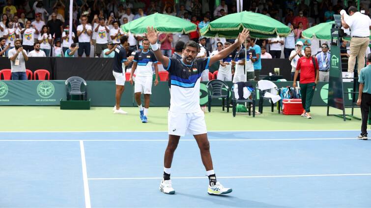 Rohan Bopanna ends Davis Cup career with stunning win in doubles Rohan Bopanna: স্ট্রেট সেটে দুরন্ত জয় দিয়ে দুই দশকের ডেভিস কাপ কেরিয়ারে ইতি টানলেন রোহন বোপান্না