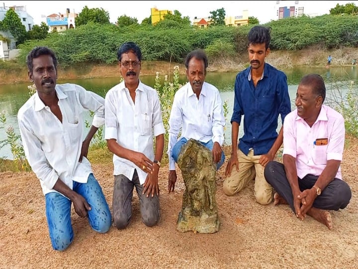 Karuppasamy statue: மதுரையில் நாயக்கர் காலத்தை சேர்ந்த கருப்பசாமி  சிலை கண்டெடுப்பு