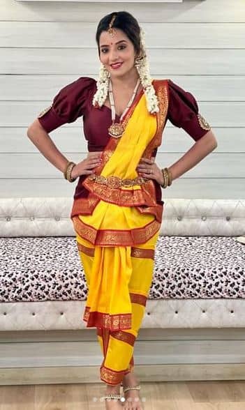 ਇਨ੍ਹਾਂ ਤਸਵੀਰਾਂ 'ਚ ਉਸ ਦੇ ਲੁੱਕ ਨੂੰ ਦੇਖ ਕੇ ਲੋਕਾਂ ਨੂੰ 'ਭੂਲ ਭੁਲਈਆ' ਦੀ ਮੰਜੁਲਿਕਾ ਯਾਦ ਆ ਗਈ ਹੈ।